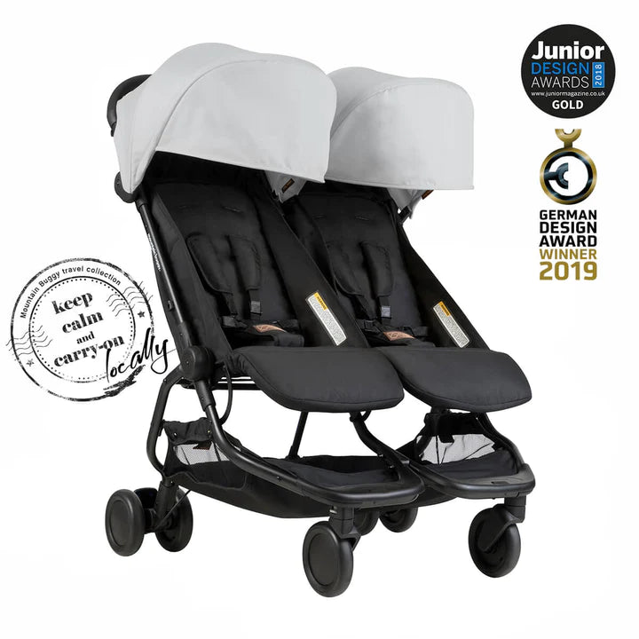 Mountain Buggy nano duo silver