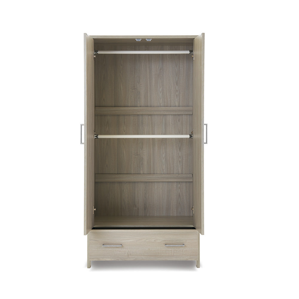 Nika Double Wardrobe - Grey Wash (5)