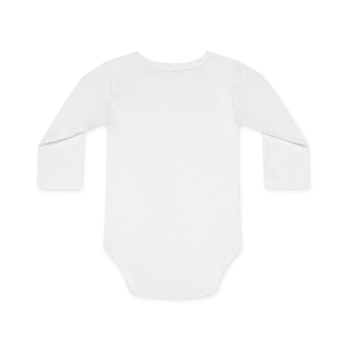 Personalised Organic Long-Sleeve Baby Grow