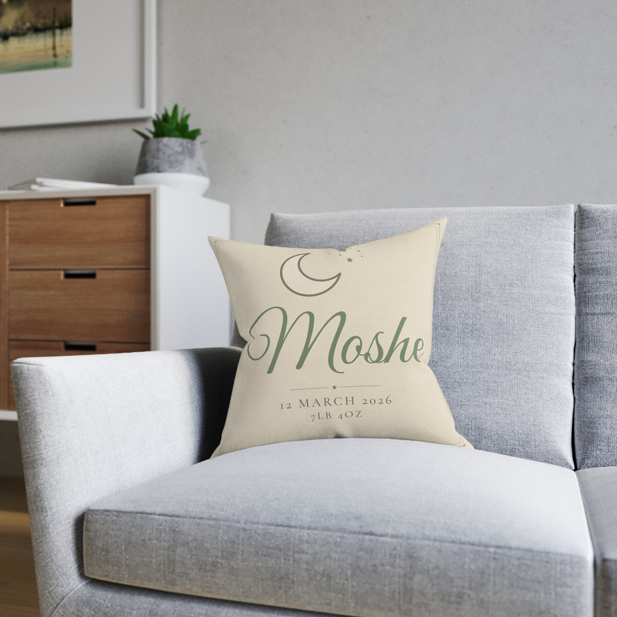 Personalised Baby Name Cushion