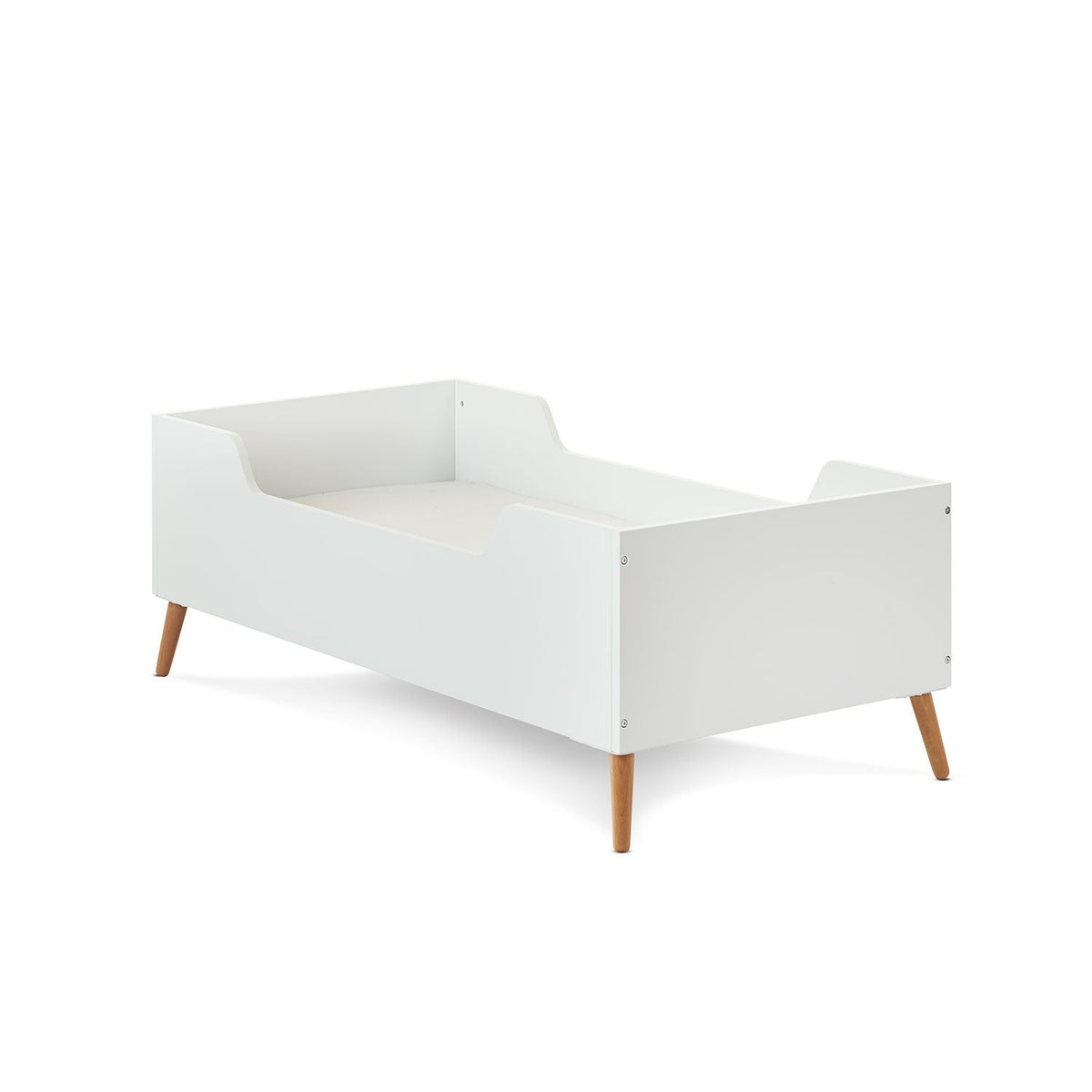 Maya Toddler Bed - White With Natural (2)