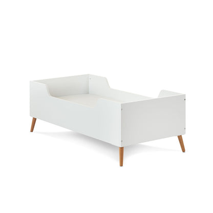Maya Toddler Bed - White With Natural (2)
