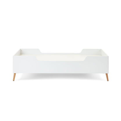 Maya Single Bed - White With Natural (3)