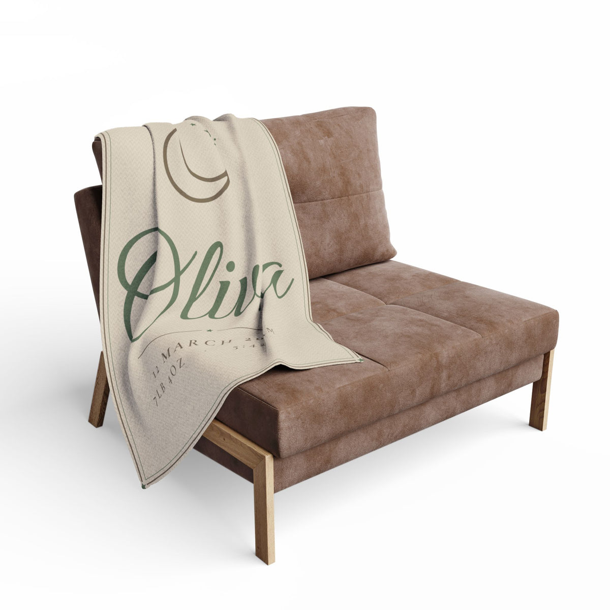 Personalised Baby Name Fleece Blanket