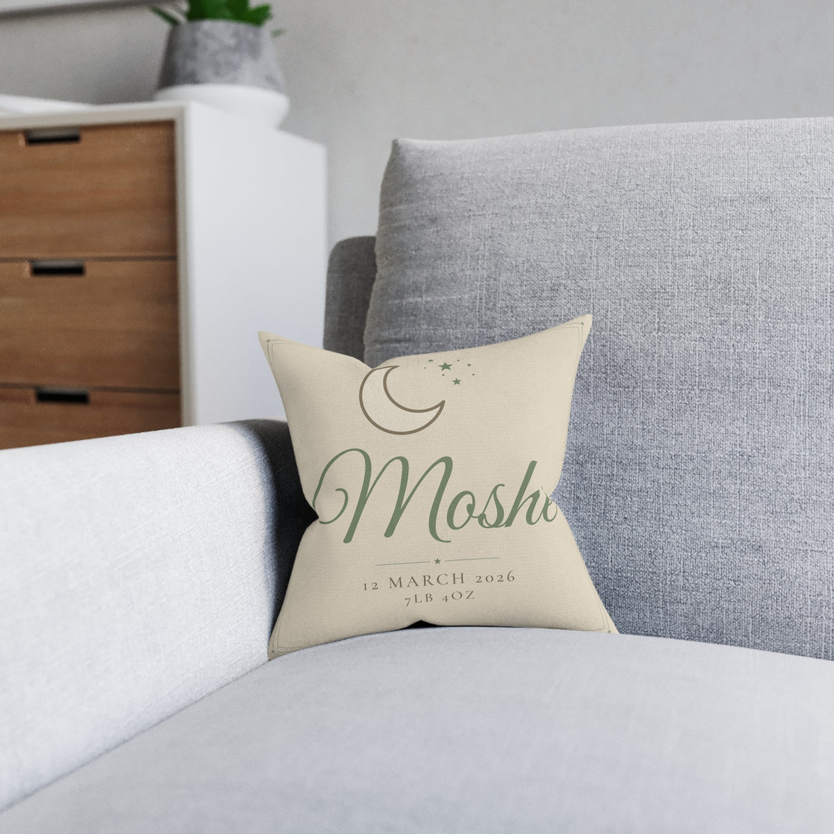 Personalised Baby Name Cushion