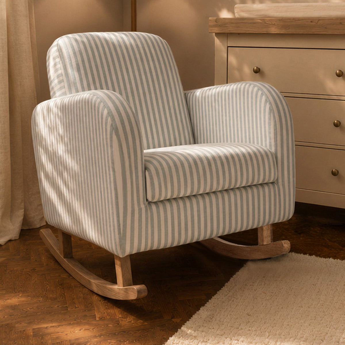 Etta Nursing Chair - Sea Salt Stripe