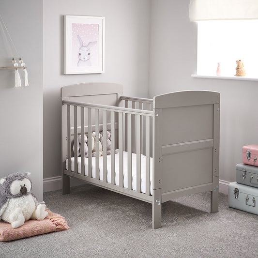 Grace Mini Cot Bed - Warm Grey