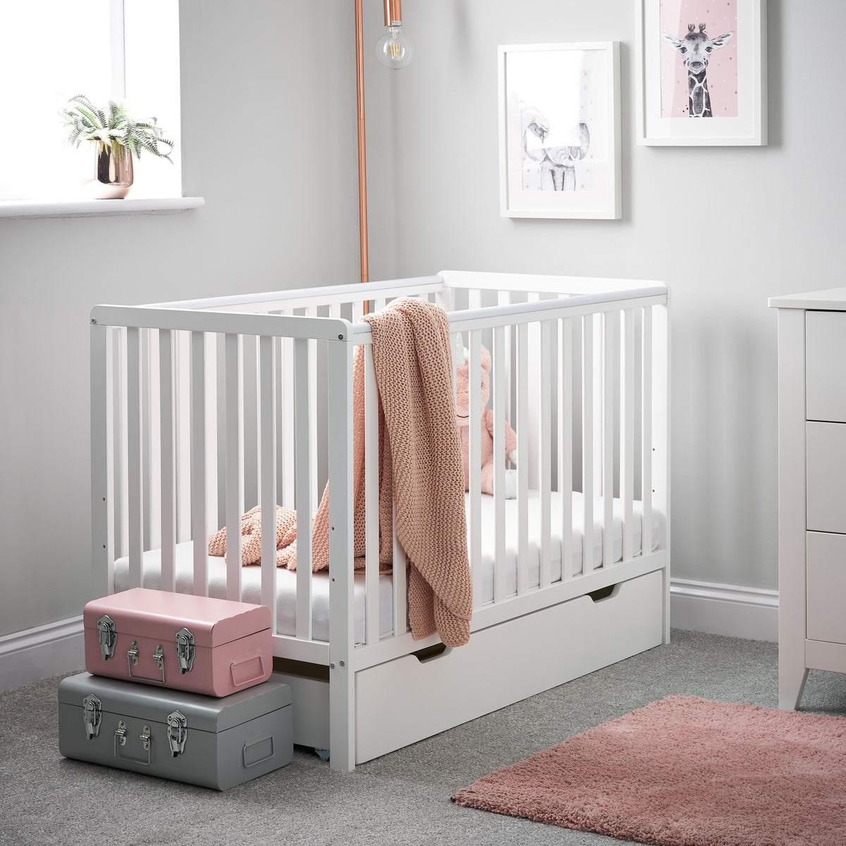 Bantam Cot - White (2)