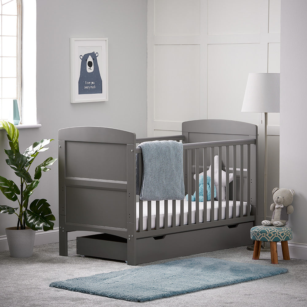 Obaby 140 x 70 Under Drawer - Taupe Grey (3)