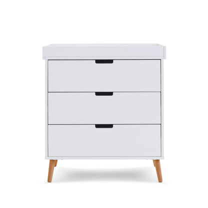 Maya Changing Unit - White With Natural (3)
