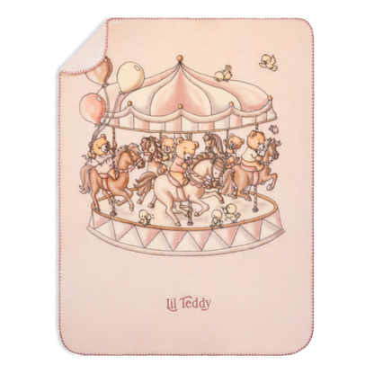 Bigger Teddy’s Merry Go Snuggle Sugary Pink