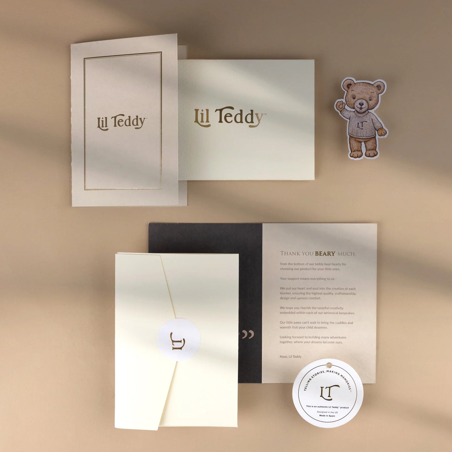 Lil Teddy’s Merry Go Snuggle Vanilla Bean