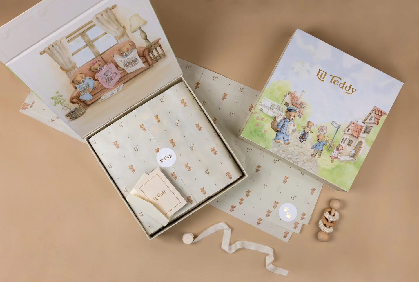 Lil Teddy’s Merry Go Snuggle Sugary Pink