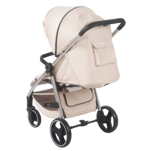 MB200i 3-in-1 Travel System with i-Size Car Seat  Oatmeal coat