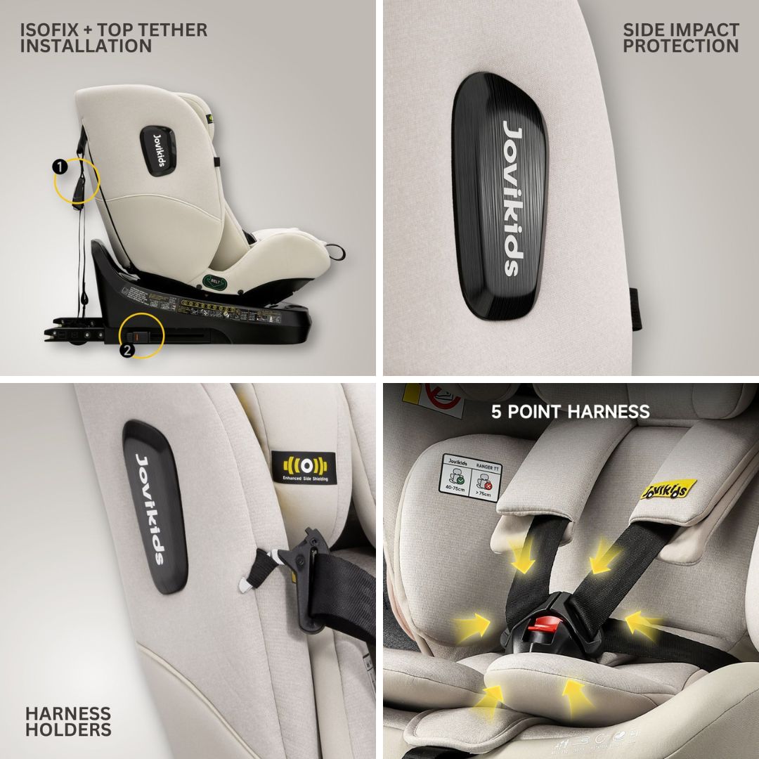 JoviKids Ranger TT i-Size 360° Car Seat