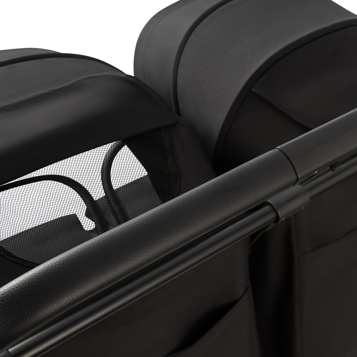 Red Kite Push Me Duet Twin Stroller – Black