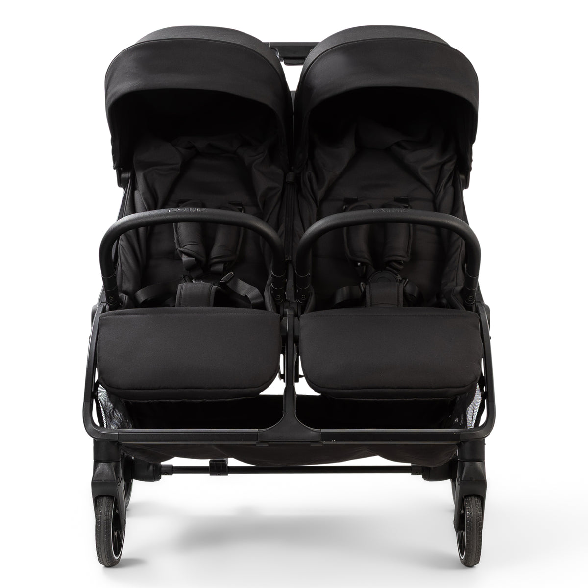 Red Kite Push Me Duet Twin Stroller – Black