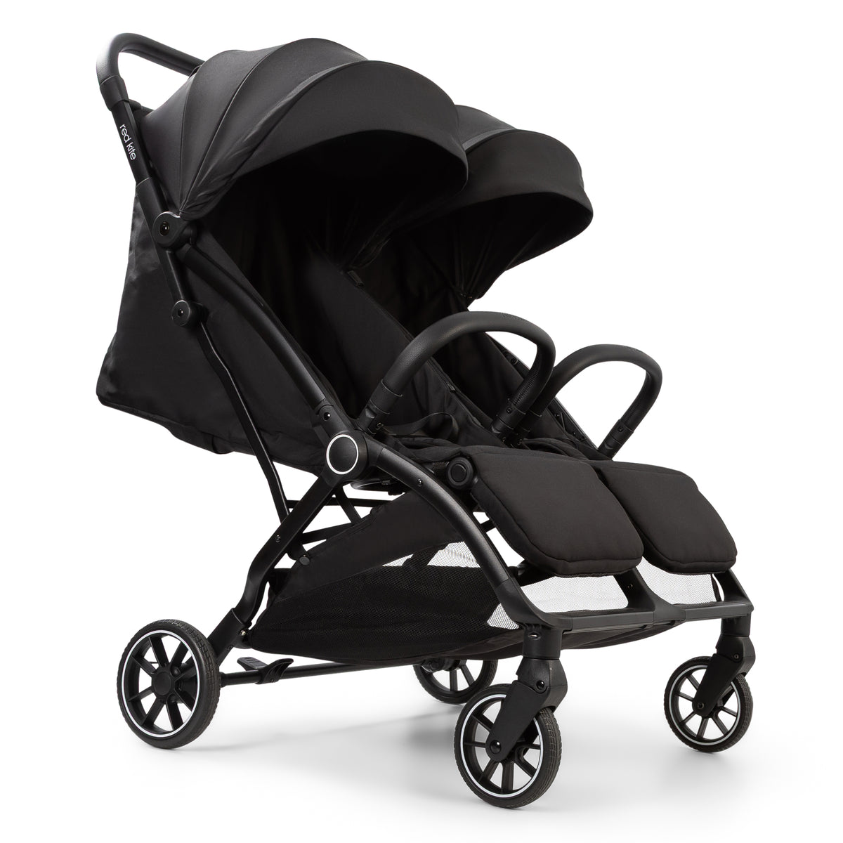 Red Kite Push Me Duet Twin Stroller – Black