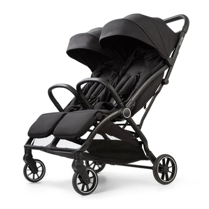 Red Kite Push Me Duet Twin Stroller – Black