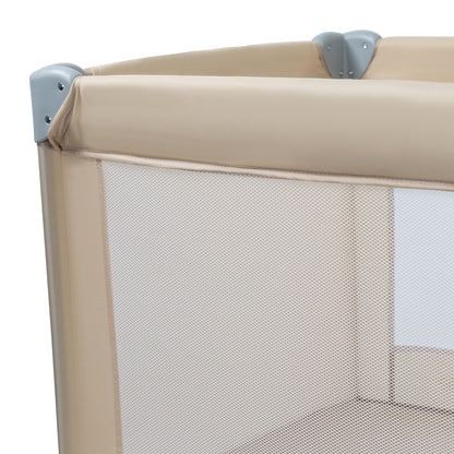 Red Kite Sleepsound Easifold Travel Cot – Oatmeal