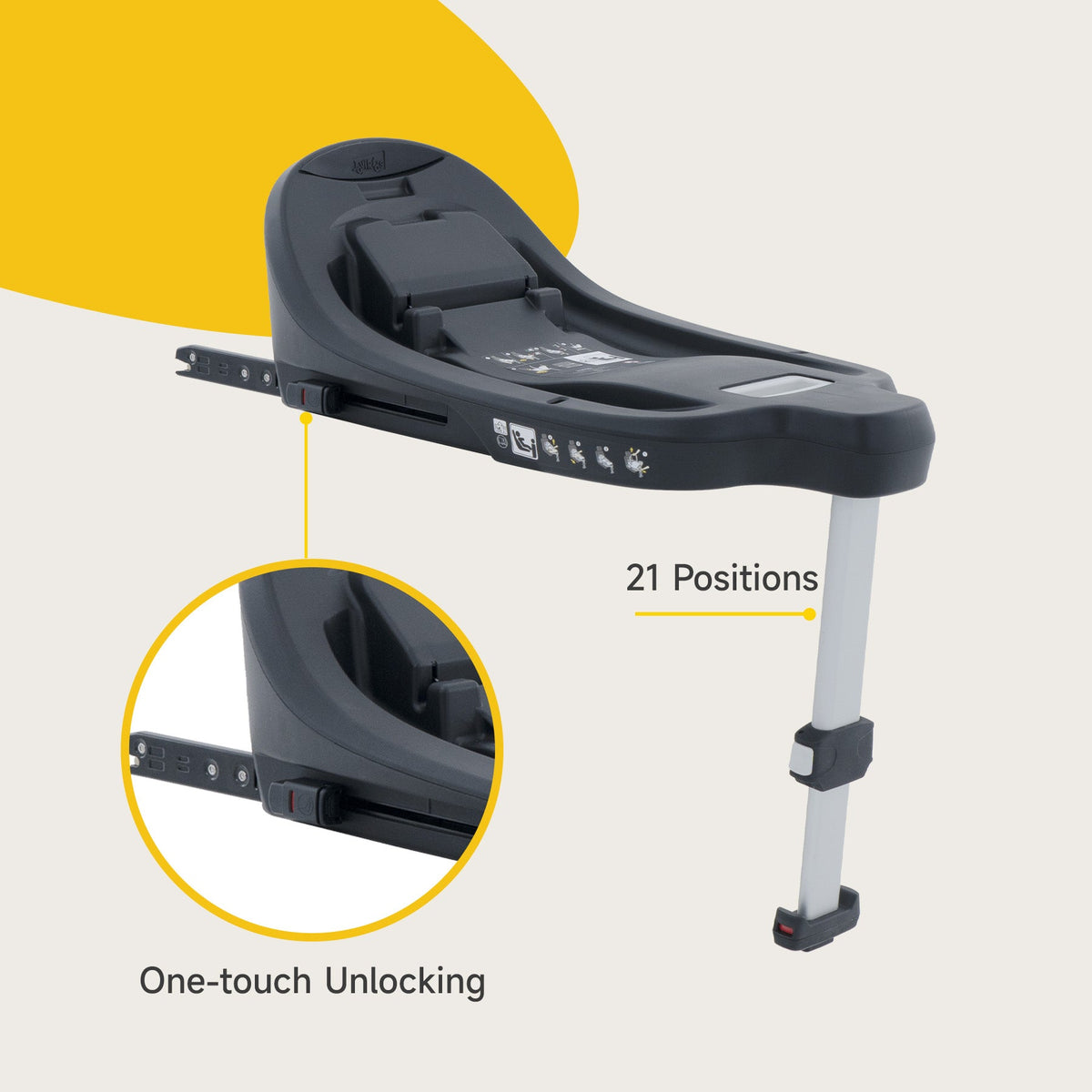 JoviKids Aria i-Size Infant Car Seat with ISOFIX Base