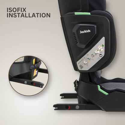 JoviKids Rober+ i-Size Foldable High Back Booster Seat
