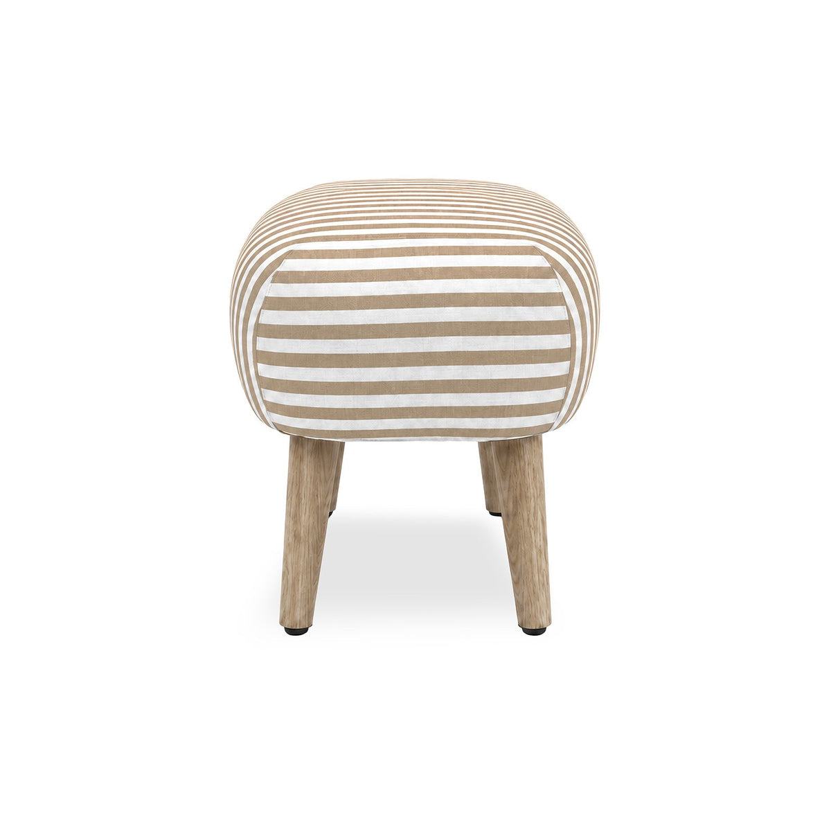 Etta Footstool - Beach Stripe