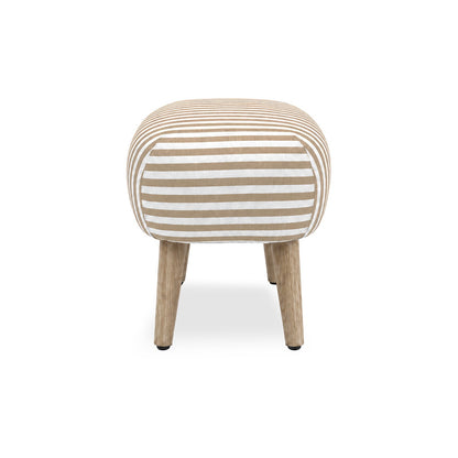 Etta Footstool - Beach Stripe