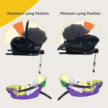 JoviKids Aria i-Size Infant Car Seat with ISOFIX Base