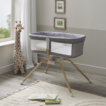 Air Motion Gliding Crib – Slate