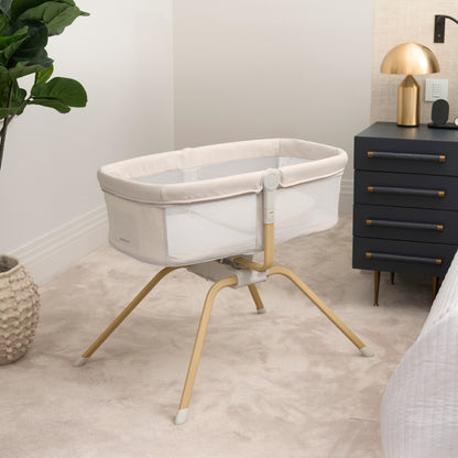 Air Motion Gliding Crib – Cream