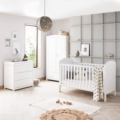 Aston 3 Piece Nursery Furniture Set - White
