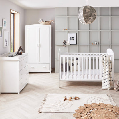Aston 3 Piece Nursery Furniture Set - White
