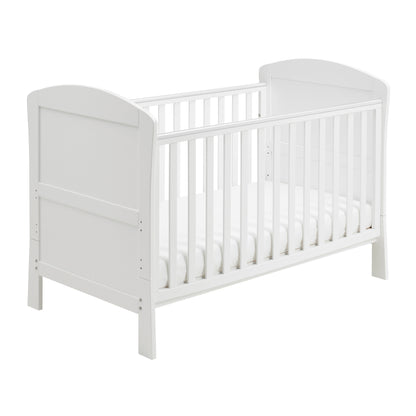 Aston Dropside Cot Bed - White