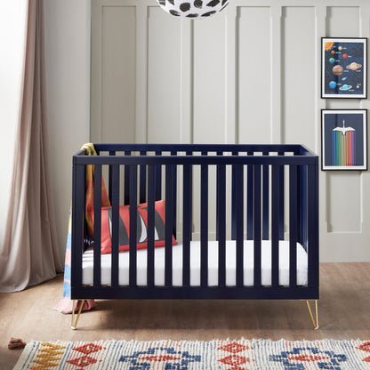 Kimi Cot Bed – Midnight with Fibre Mattress