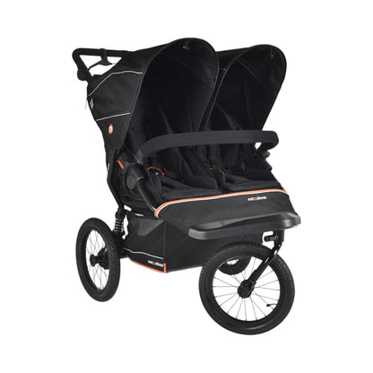 Out n About Nipper Double V6 Plus Pushchair - Summit Black