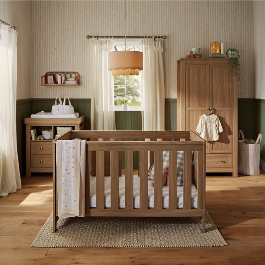 Burford 3 Piece Nursery Furniture Set - Oak