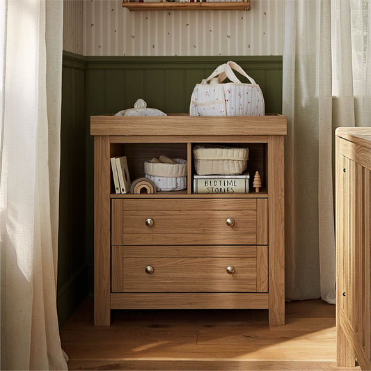 Burford Dresser Changer - Oak
