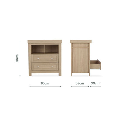 Burford Dresser Changer - Oak