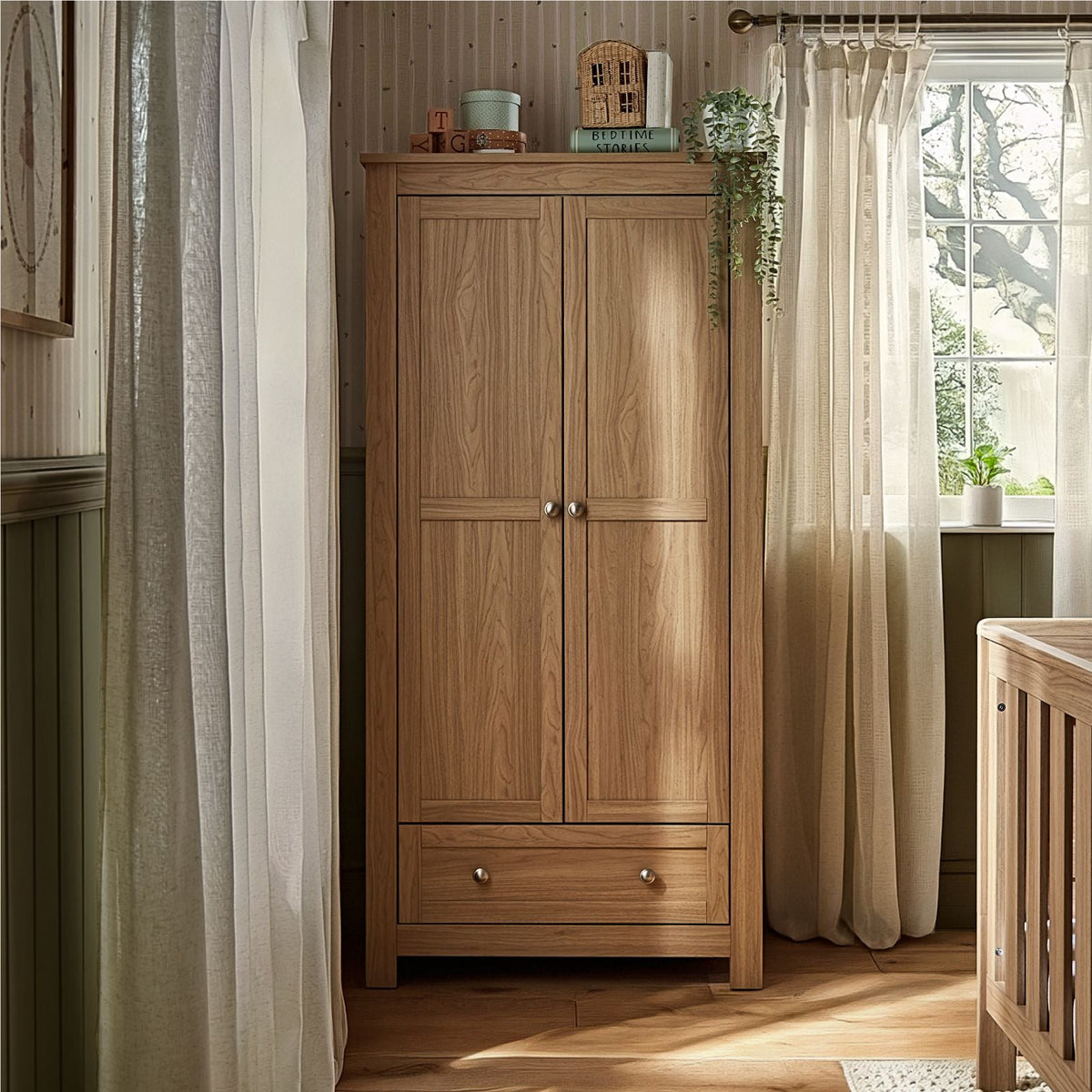 Burford Wardrobe - Oak