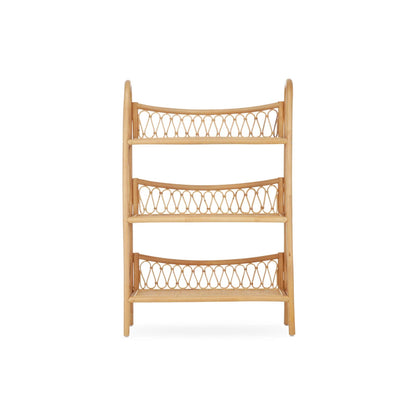 Aria 3 Tier Shelving Unit - Rattan