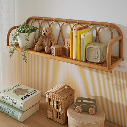 Aria Rattan Shelf - Large