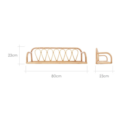 Aria Rattan Shelf - Large