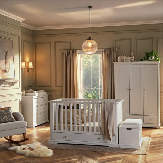 Beaumont 3 Piece Nursery Furniture Set - White