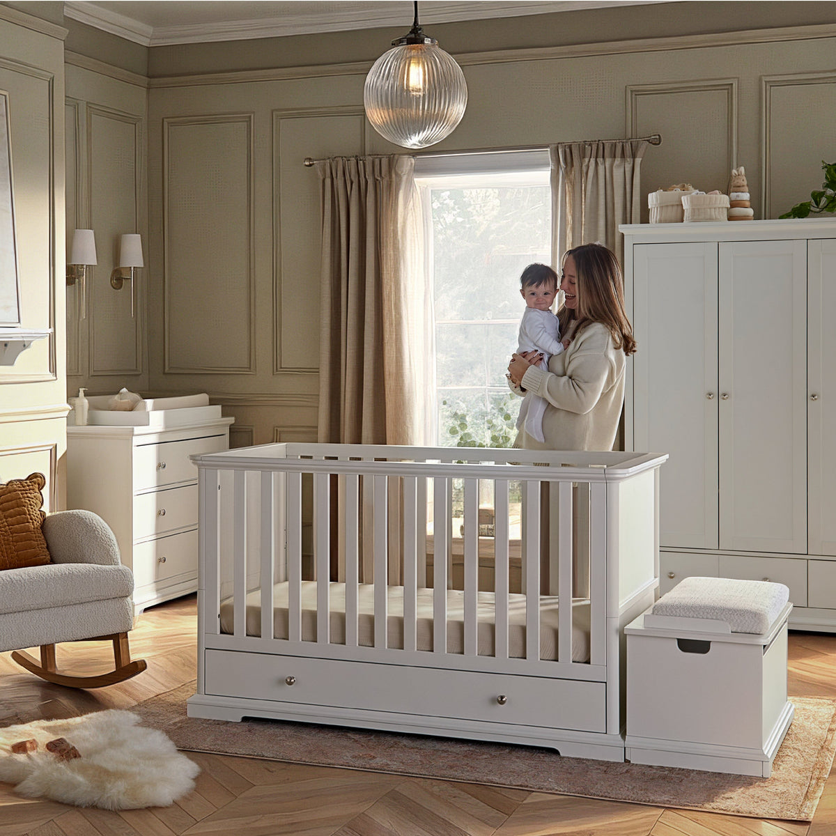 Beaumont Cot Bed - White
