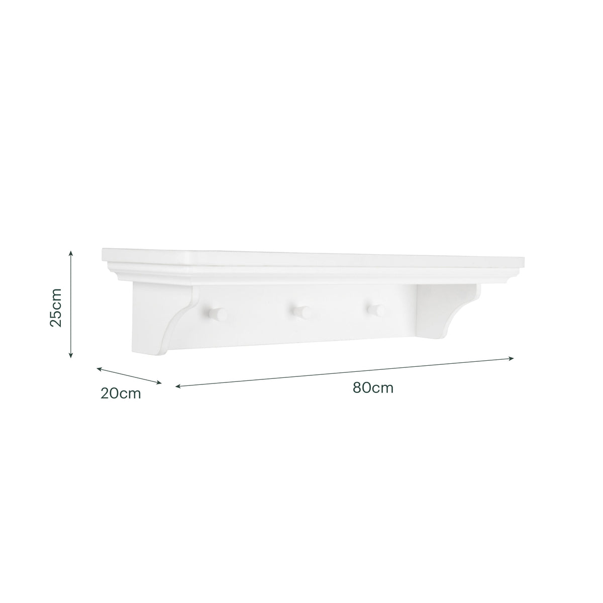 Beaumont Shelf - White
