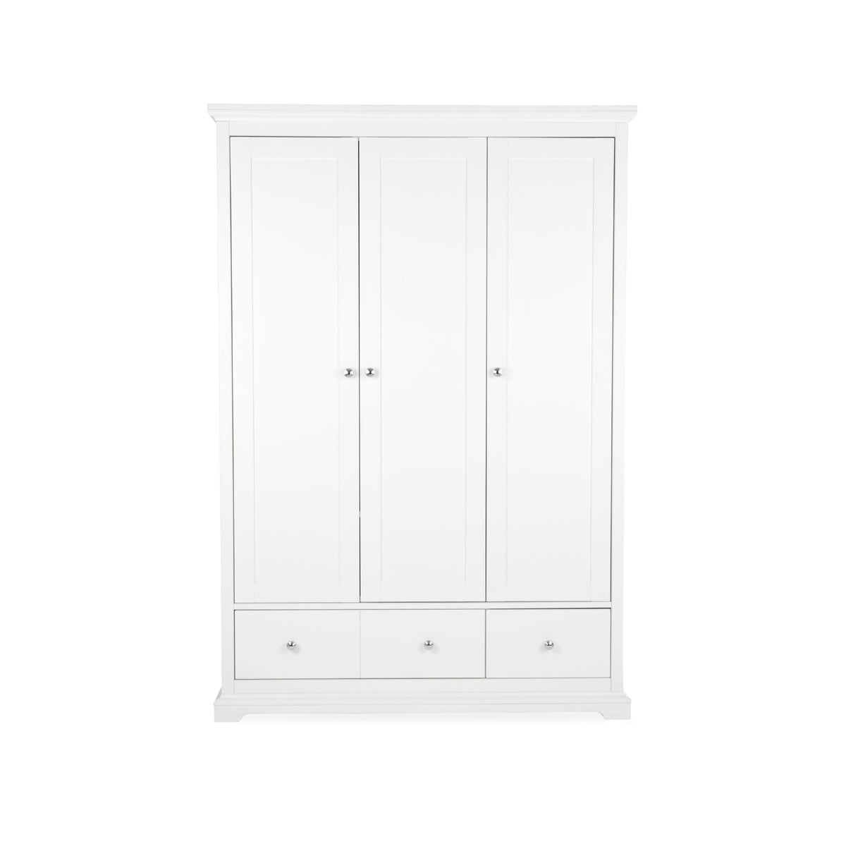 Beaumont Triple Wardrobe - White