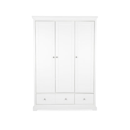 Beaumont Triple Wardrobe - White