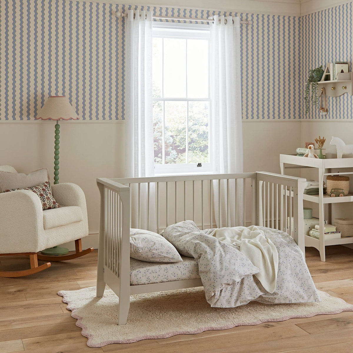 Clara Mini Cot Bed - Cashmere