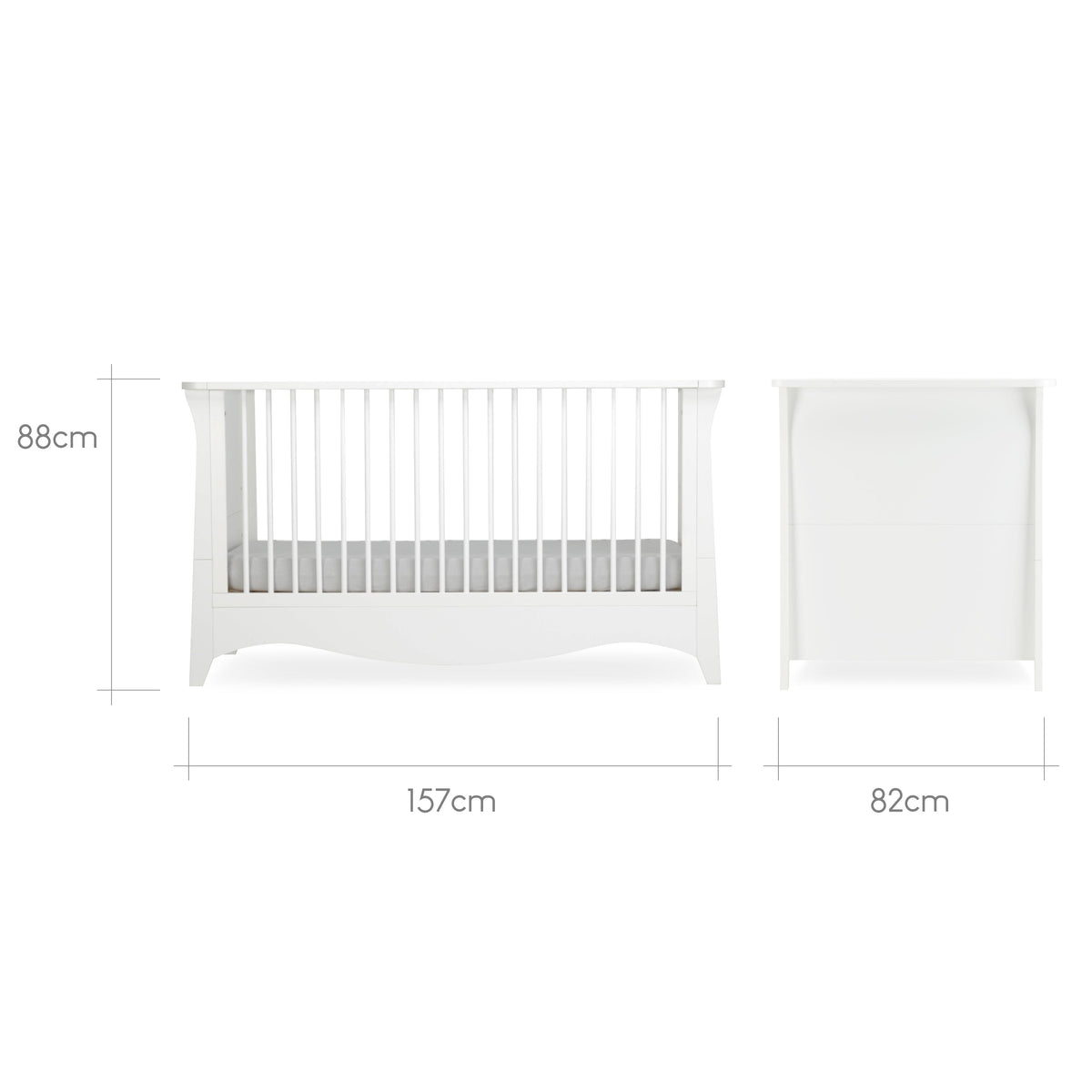 Clara Cot Bed - White